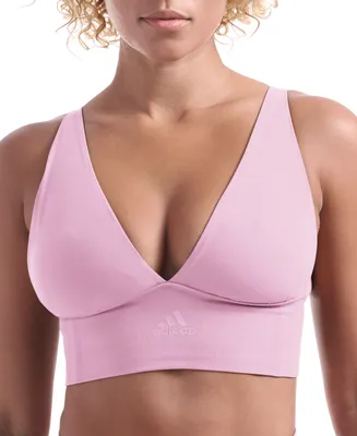 adidas Intimates Women's Longline Plunge Light Support Bra 4A7H69