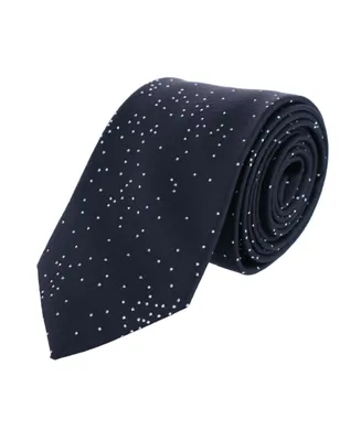 Trafalgar Men's Mystere Me ic Polka Dot Silk Necktie