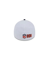 Men's New Era White, Navy Chicago Bears 2023 Nfl Sideline 39THIRTY Flex Hat