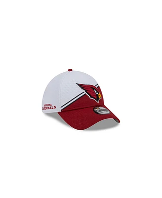Men's New Era White, Cardinal Arizona Cardinals 2023 Nfl Sideline 39THIRTY Flex Hat