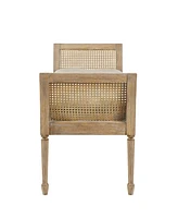 Martha Stewart Collection Isla 48.5" Wide Tufted Upholstered Accent Bench