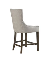 Madison Park Signature Ultra 25.5" Fabric Upholstered Counter Stool