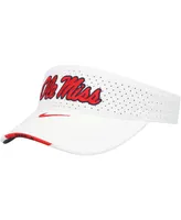 Men's Nike White Ole Miss Rebels 2023 Sideline Performance Adjustable Visor