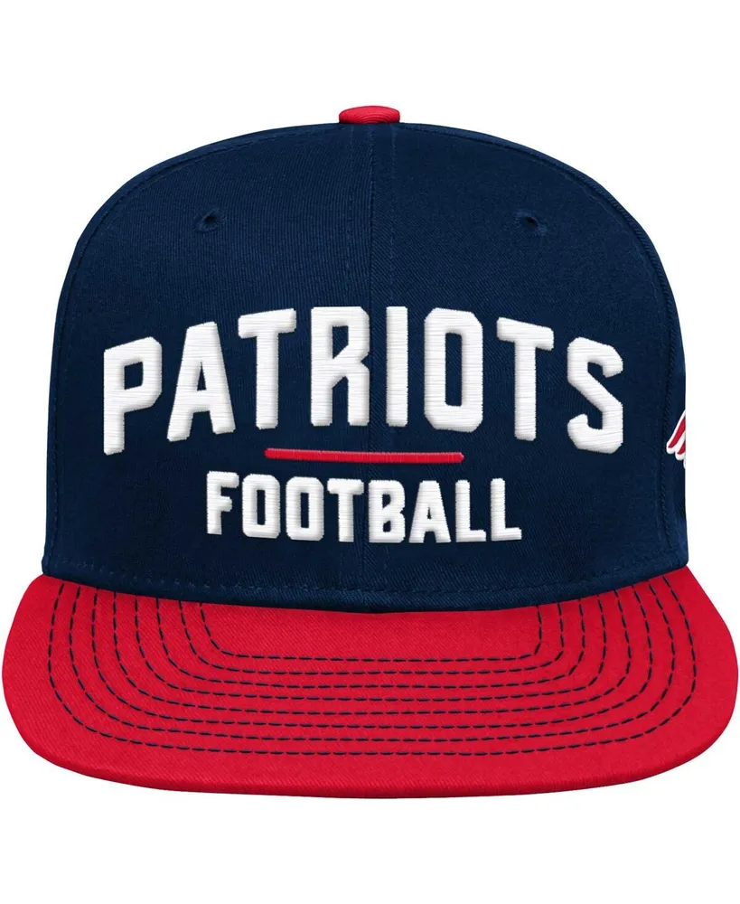 Preschool Boys and Girls Navy New England Patriots Lockup Snapback Hat