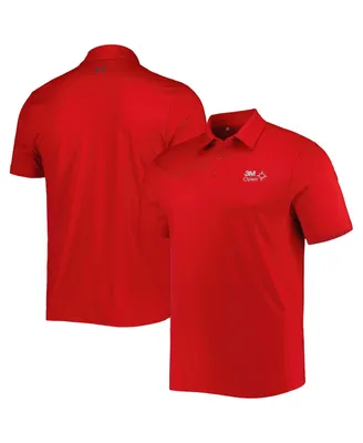 Men's Under Armour Red 3M Open T2 Green Polo Shirt