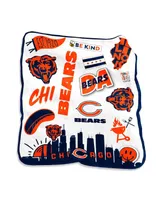 Chicago Bears 50'' x 60'' Native Raschel Plush Throw Blanket