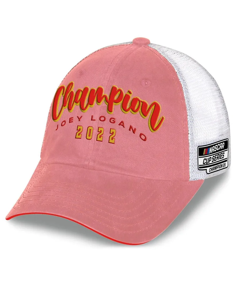 Team Penske Adjustable Americas 2022 Las Nascar Penske Women\'s Logano Cup Joey Pink Team Plaza Champion Series Hat 