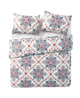 Vcny Home Wyndham 3-Pc. Full/Queen Medallion Quilt Set