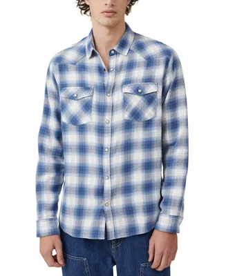 Cotton On Men's Dallas Long Sleeve Shirt