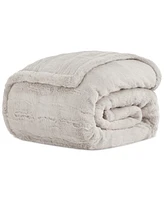 Ugg Valor Textured Faux Fur Throw, 50" x 70"