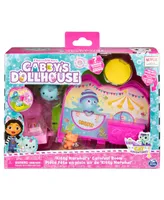 Gabby's Dollhouse Dreamworks Kitty Narwhal's Carnival Room, with Toy Figure, Surprise Toys and Dollhouse Furniture - Multi