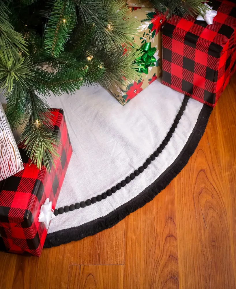 National Tree Company 52" Hgtv Home Collection Tree Skirt with Trim
