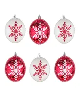 National Tree Company First Traditions 6-Piece Shatterproof Snowflake Ornaments