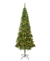 National Tree Company 4.5 ft. Linden Spruce Wrapped Tree with 150 Warm White Led Lights