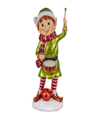 National Tree Company 37" Drumming Pixie Elf with Lights