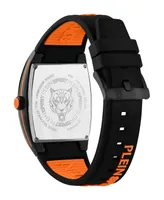 Plein Sport Men's Watch 3 Hand Quartz Plein Sport Gaze Black Silicone Strap Watch 40mm
