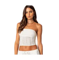 Women's Lemon Lacey Cotton Corset Top