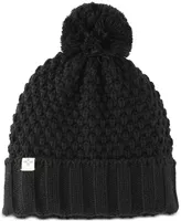 Sun + Stone Men's Textured-Knit Cuffed Pom-Pom Beanies, Created for Macy's