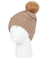 Heat Holders Women's Courtney Roll Up With Wispy Pom Hat