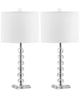 Safavieh Set of 2 Victoria Crystal Ball Lamps