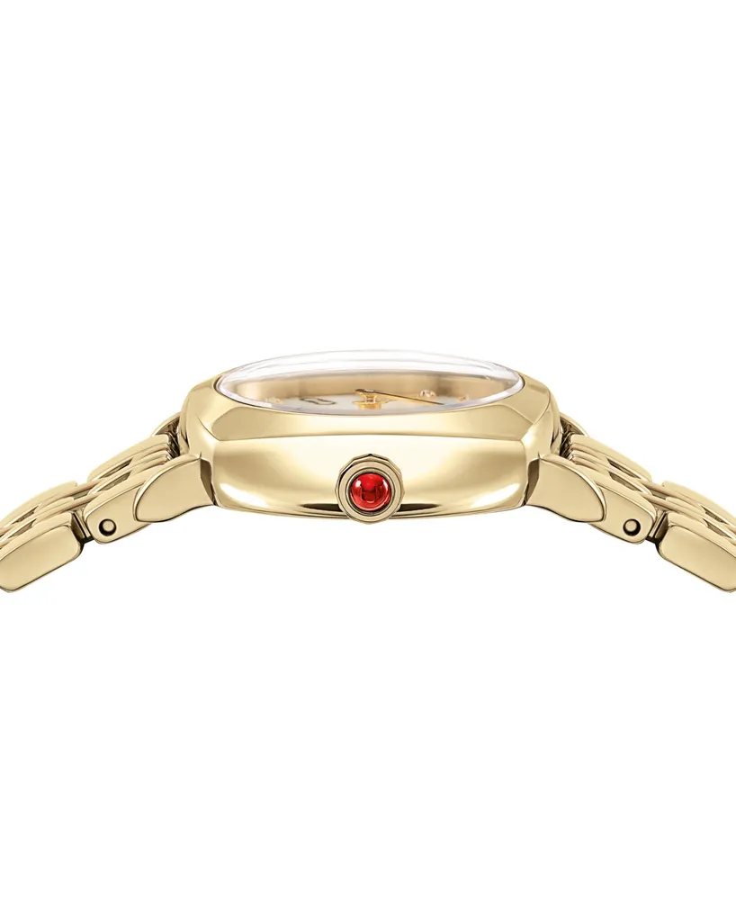 Salvatore Ferragamo Women's Swiss Gold-Tone Stainless Steel Bracelet Watch 23mm