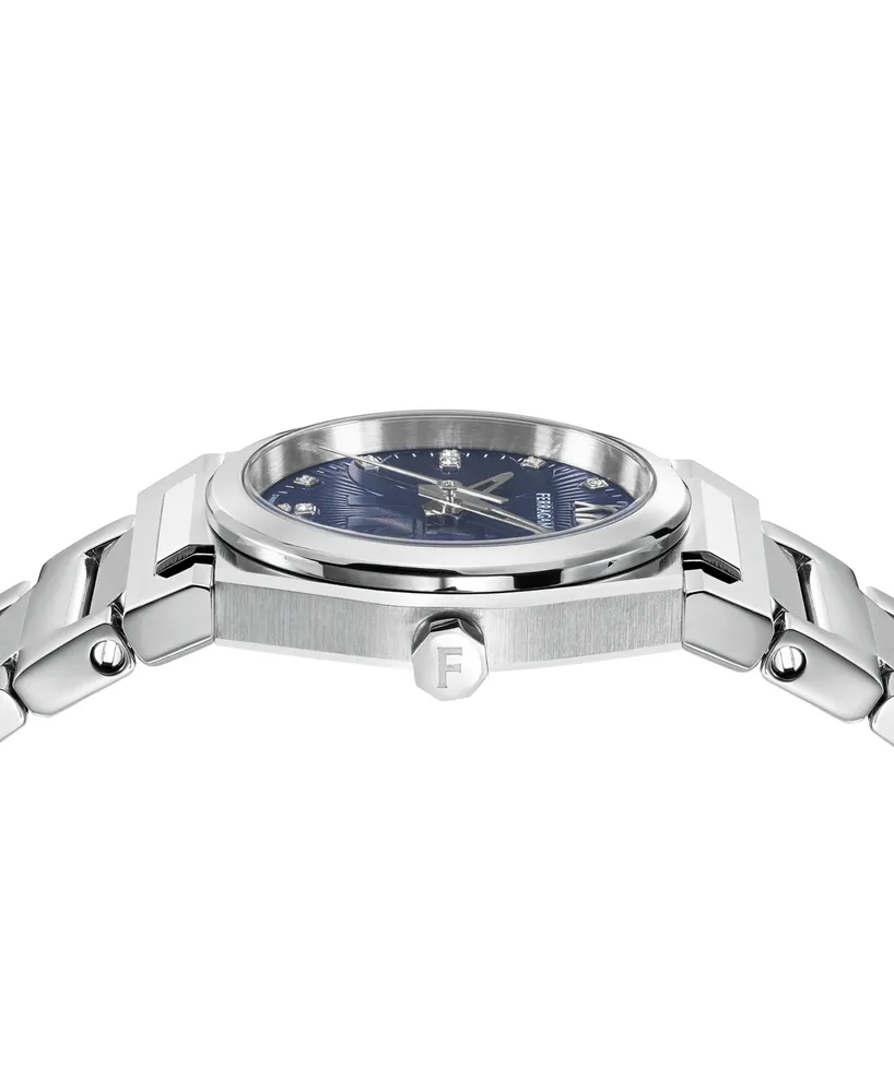Salvatore Ferragamo Women's Swiss Vega Holiday Capsule Stainless Steel Bracelet Watch 28mm