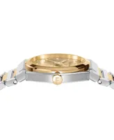 Salvatore Ferragamo Men's Vega Holiday Capsule Swiss Diamond (0.06 ct. t.w.) Two-Tone Stainless Steel Bracelet Watch 40mm