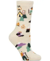 Heat Holders Women's Julianna Walking Patterned Crew Socks