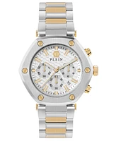 Philipp Plein Men's The Hexagon Chronograph Two-Tone Stainless Steel Bracelet Watch 42mm