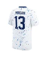 Men's Nike Alex Morgan White Uswnt 2023 Home Authentic Jersey