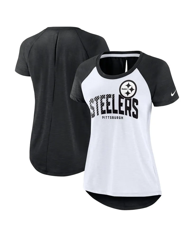 Nike Women's Pittsburgh Steelers Local Tri-Blend T-Shirt - Black - XL Each