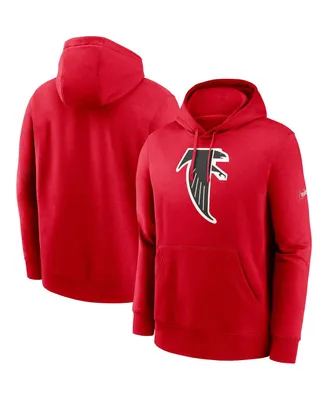 Nike Red Atlanta Falcons Rewind Club Pullover Hoodie for Men