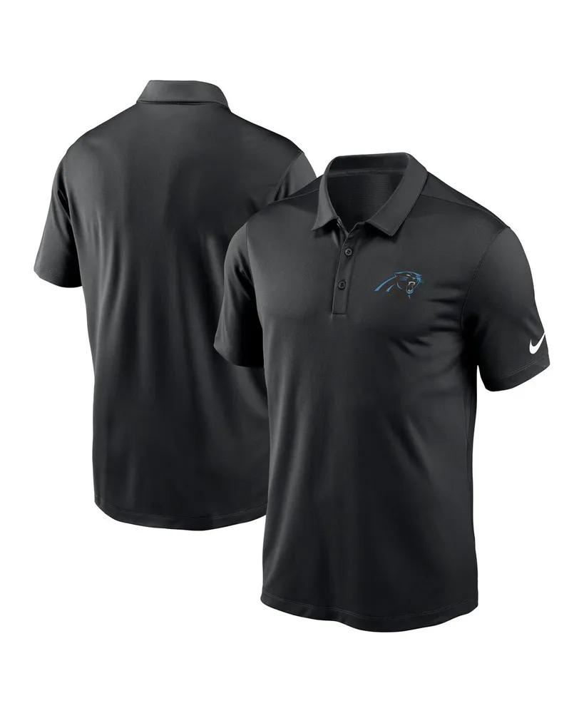 Men's Nike Black Carolina Panthers Franchise Team Logo Performance Polo Shirt