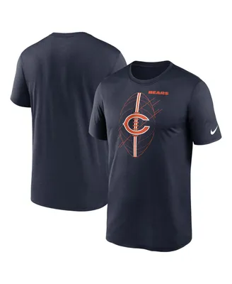 Men's Nike Navy Chicago Bears Big and Tall Legend Icon Performance T-shirt