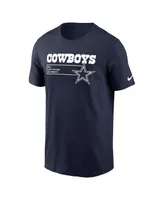 Men's Nike Navy Dallas Cowboys Division Essential T-shirt