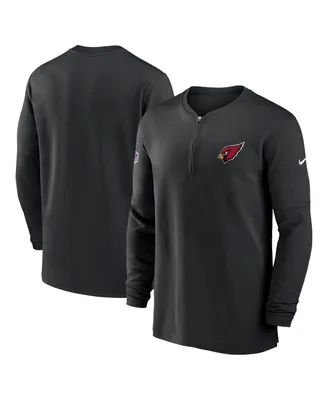 Men's Nike Black Arizona Cardinals 2023 Sideline Performance Long Sleeve Quarter-Zip Top