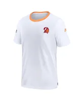 Men's Nike White Tampa Bay Buccaneers Throwback Coach Performance T-shirt