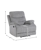 White Label Cruz 38" Glider Reclining Chair