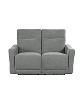 White Label Bronagh 57" Power Double Reclining Loveseat