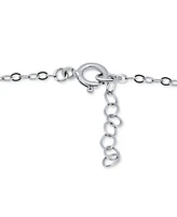 Giani Bernini Cubic Zirconia Infinity Link Ankle Bracelet in Sterling Silver, Created for Macy's