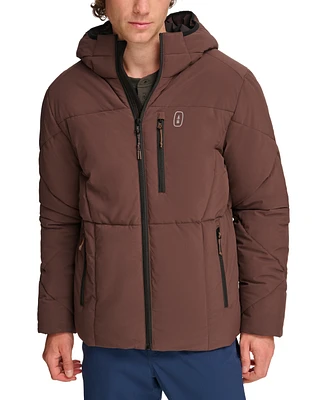 Bass Outdoor Men's Glacier Quilted Full-Zip Hiking Puffer Jacket