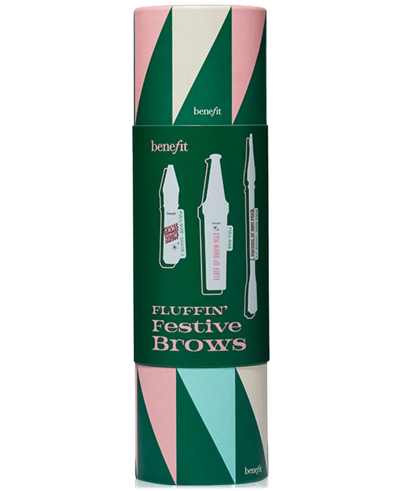 Benefit Cosmetics Fluffin' Festive Brows Full-Size Brow Pencil, Gel & Wax Value Set