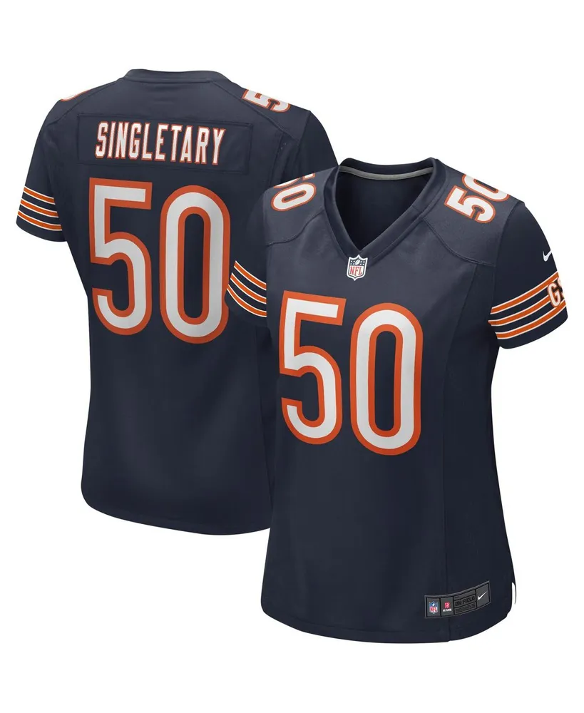 Women's Nike Mike Singletary Navy Chicago Bears Game Retired Player Jersey