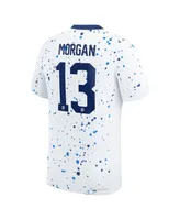 Men's Nike Alex Morgan White Uswnt 2023 Home Authentic Jersey