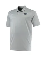 Men's Nike Heathered Gray Penn State Nittany Lions Big and Tall Performance Polo Shirt