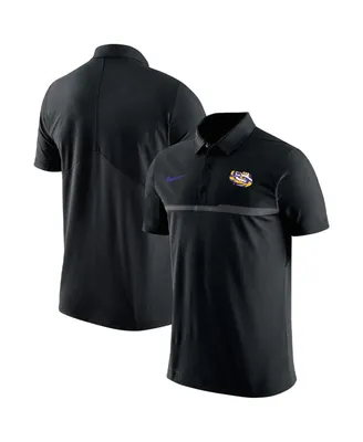 Men's Nike Black Lsu Tigers Coaches Performance Polo Shirt