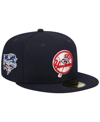 Men's New Era Navy York Yankees Primary Logo 2000 World Series Team Color 59FIFTY Fitted Hat