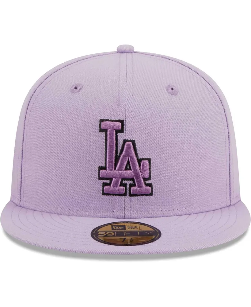 Men's New Era Lavender Los Angeles Dodgers 59FIFTY Fitted Hat