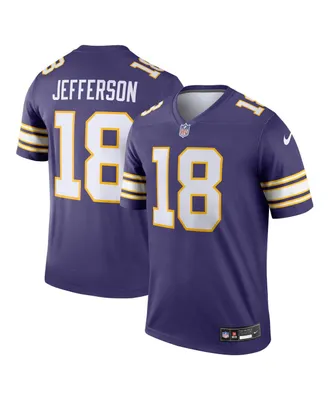 Men's Nike Justin Jefferson Purple Minnesota Vikings Classic Legend Player Jersey