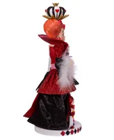 Kurt Adler 17.5" Hollywood Queen of Hearts Nutcracker